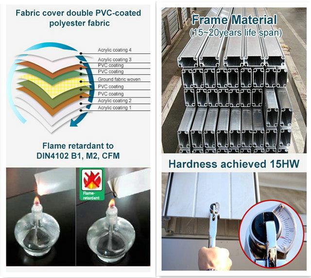 Tiệc lều lều vật liệu