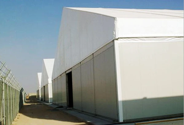 Warehouse tent with sandwich sidewall Warehouse tent with sandwich sidewall