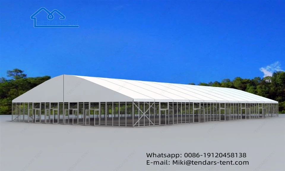 Lều Marquee bằng kính hình vòng cung