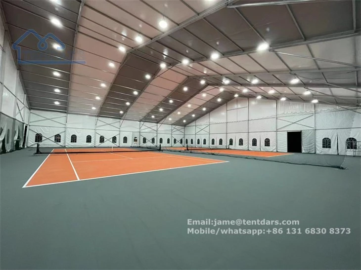 tennis court tent  hall