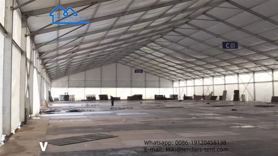 large aluminum exhibition tent