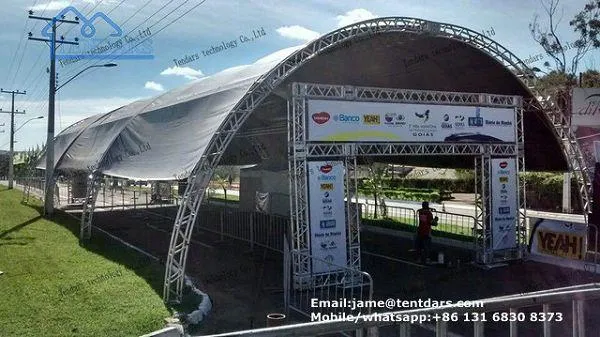 6061/T6 Aluminium Truss Dome Shape Tent With PVC Fabric Cover For Outdoor Party
